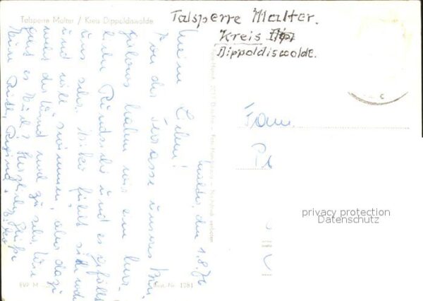 Dippoldiswalde Osterzgebirge Talsperre Malter – Bild 2
