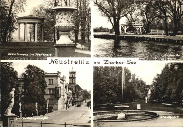 Neustrelitz Hebetempelim Stadtpark Zierker See Grot