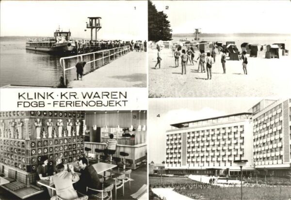 Klink Waren Mole Badestrand Dachcafe Erholungsheim