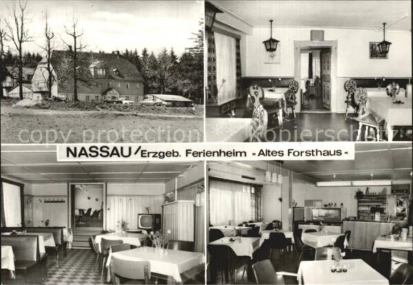 Nassau Erzgebirge Ferienheim Altes Forsthaus Gasträume