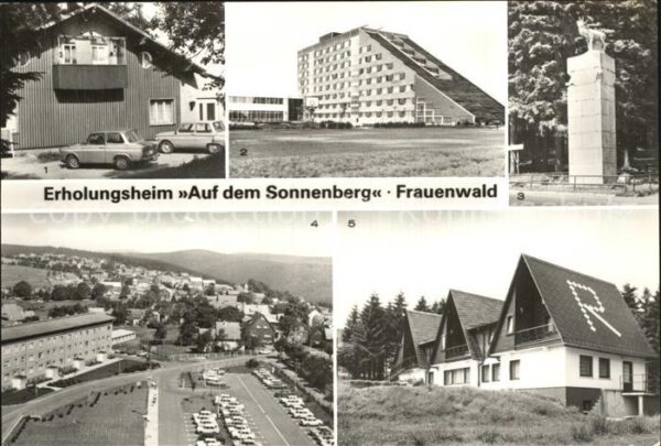 Frauenwald Thueringen Erholungsheim Sonnenberg Monument Ortsb
