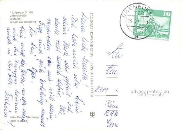 Eilenburg Leipziger Str Bergstr Markt Rathaus – Bild 2