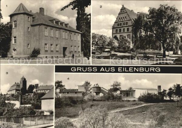 Eilenburg Postamt Rathaus Sorbenburg Sternwarte J