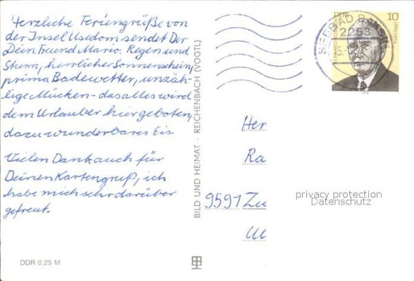 Bansin Ostseebad Musikpavillon Strand Dorfpartie – Bild 2