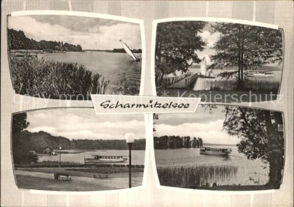 Scharmuetzelsee Panorama Anlegesteg Fahrgastschiffe