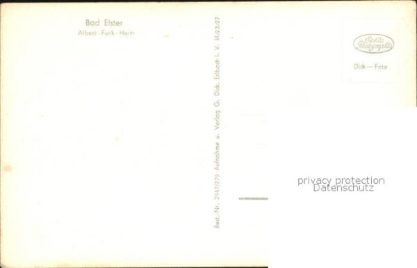 Bad Elster Albert Funk Heim – Bild 2