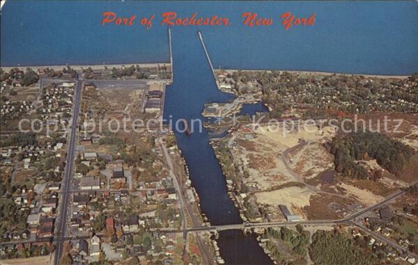 Rochester New York Fliegeraufnahme Port