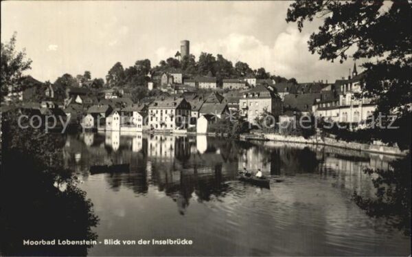 Bad Lobenstein Thueringen Blick von Inselbrücke