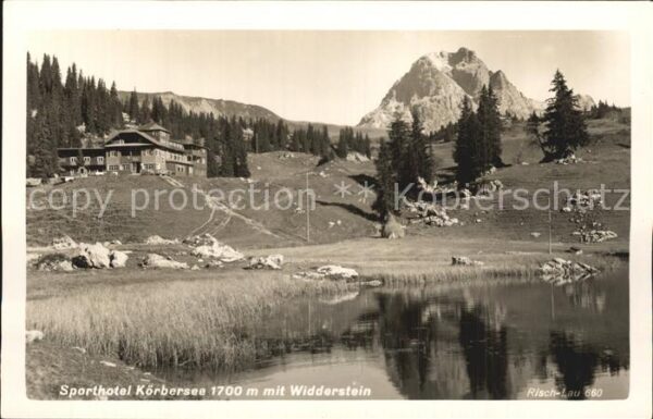 Koerbersee Sporthotel mit Widderstein