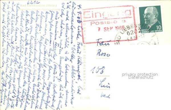 Bad Liebenstein Heinrich Mann Sanatorium – Bild 2