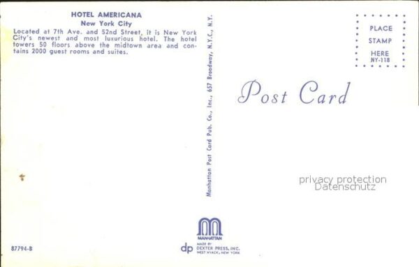 New York City Hotel Americana – Bild 2