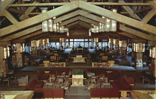 Yellowstone National Park Canyon Hotel Lounge Grand-Canyon