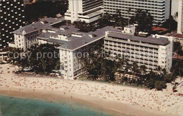 Waikiki Fliegeraufnahme The Moana Hotel