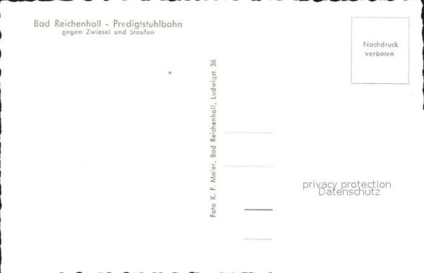 Bad Reichenhall Predigtstuhlbahn mit Zwiesel und Staufe – Bild 2