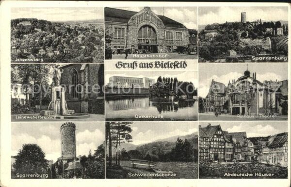 Bielefeld Hauptbahnhof Sparrenburg Schwedenschanz