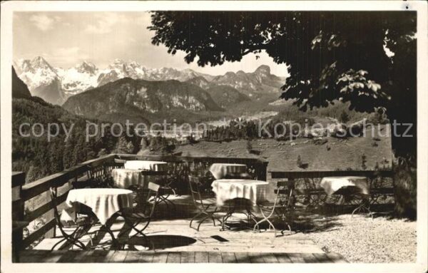 Unken Blick vom Gasthaus Mellek mit Loferer S