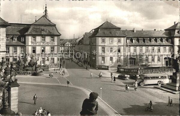 Fulda Blick vom Schloss in die Friedrichstras