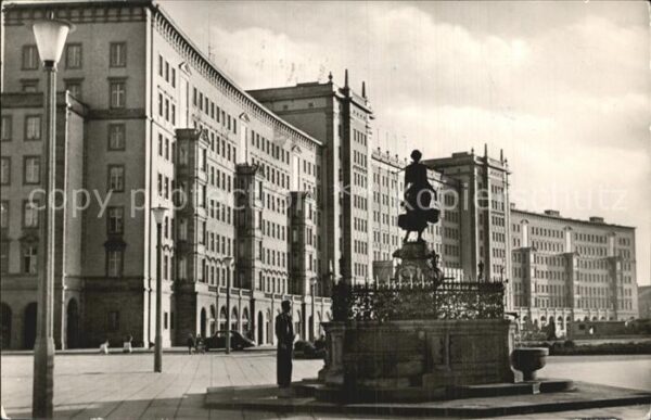 Leipzig Rossplatz mit Magdebrunnen