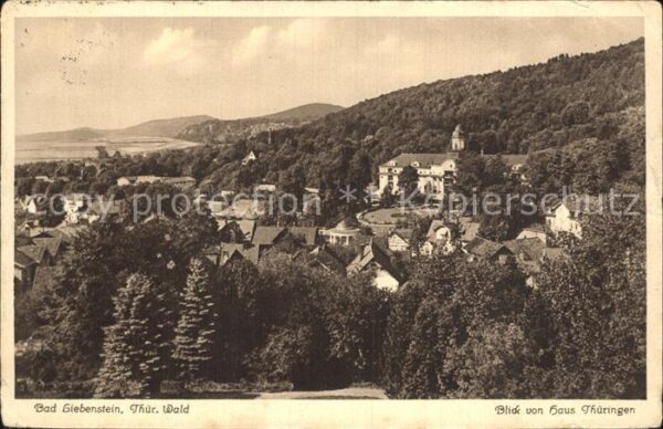 Bad Liebenstein Blick vom Haus Thüringen