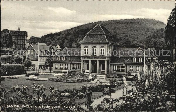 Bad Grund Badehaus mit Kurpark