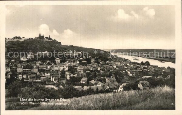 Linz Rhein Blick vom Rheinhöller