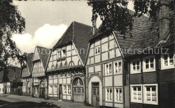 Wiedenbrueck alte Häuser in der Langestrasse