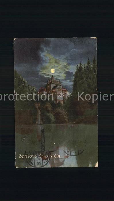 Waldheim Sachsen Künstlerkarte Schloss Kriebstein