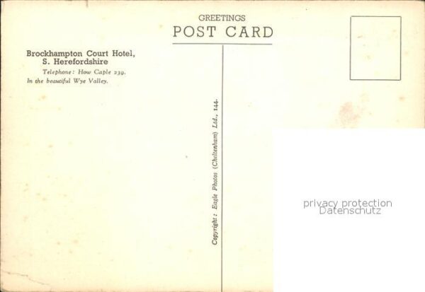 Herefordshire, County of Brockhampton Court Hotel – Bild 2