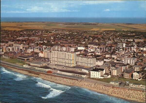 Westerland Sylt Fliegeraufnahme mit Strand