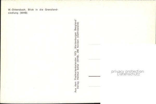 Dittersbach Duerrroehrsdorf Grenzlandsiedlung – Bild 2