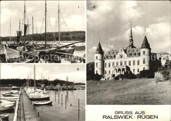 Ralswiek Rügen Hafen Schloss