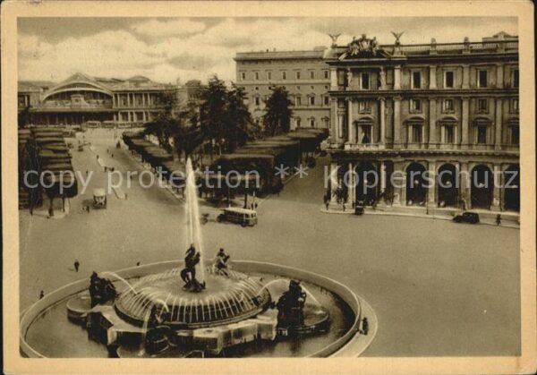 Roma Rom Piazza Esedra Fontana delle Najadi