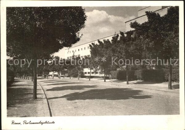 Bonn Rhein Parlamentsgebäude