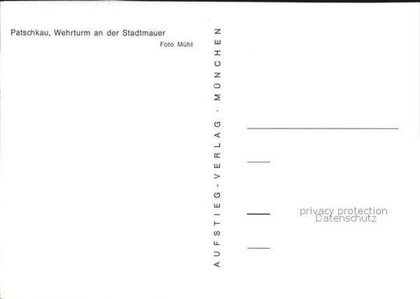 Patschkau Schlesien Wehrturm an der Stadtmauer – Bild 2