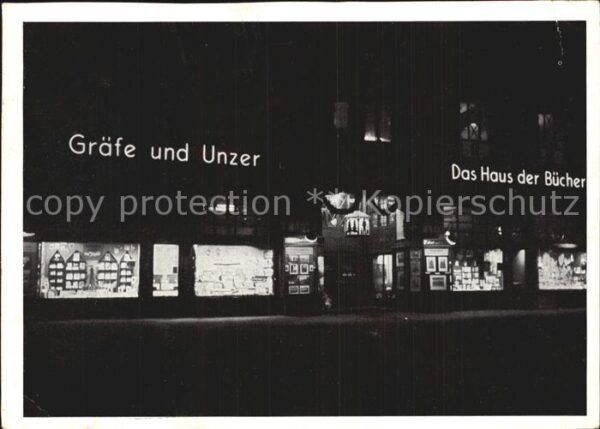 Koenigsberg Bayern Gräfe und Unzer Büchergeschäft zur Weih