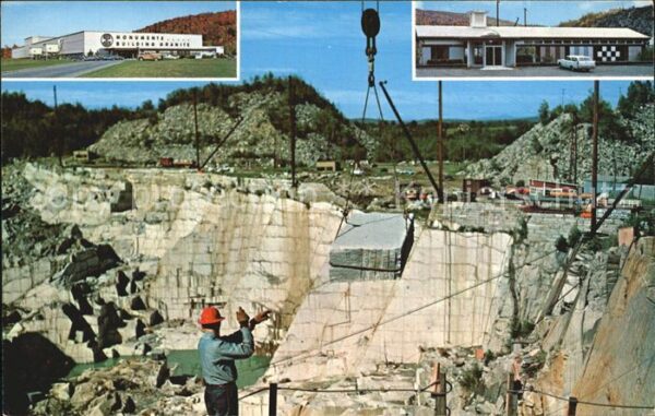 Tagebau Daylight Mining Rock of Age Granite Quarry Barre Vermon