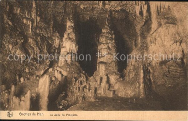 Hoehlen Caves Grottes Grottes de Han Salle du Precipice