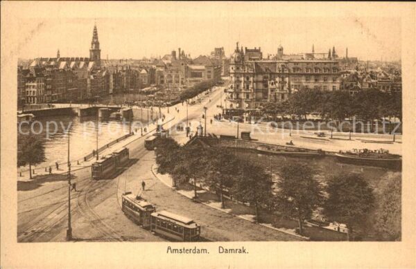 Strassenbahn Amsterdam Damrak