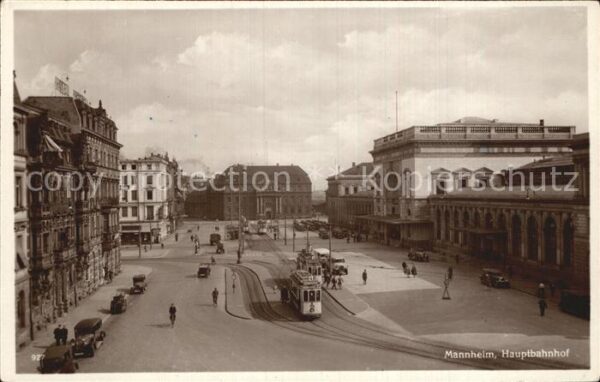 Strassenbahn Hauptbahnhof Mannheim