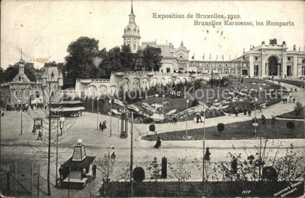 Exposition Universelle Bruxelles 1910 Les Remparts