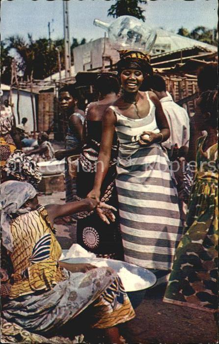 Typen Afrika Marche Africain Markt