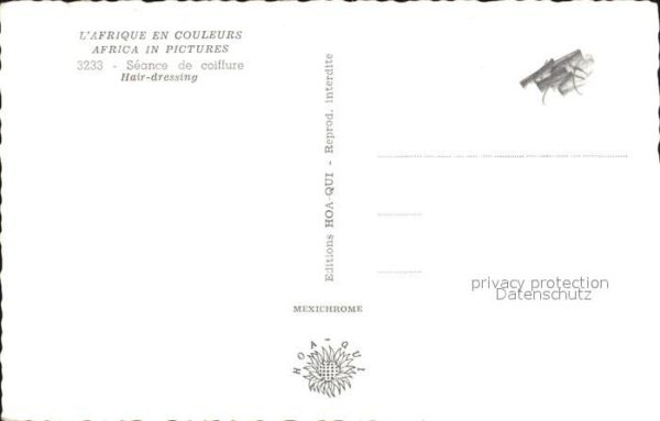 Typen Afrika Seance de Coiffure Friseurin – Bild 2