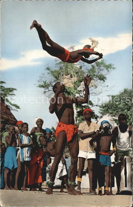 Typen Afrika Danseurs Acrobatiques