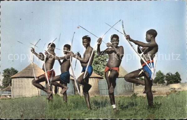 Typen Afrika Coniaguis tirant a l'Arc