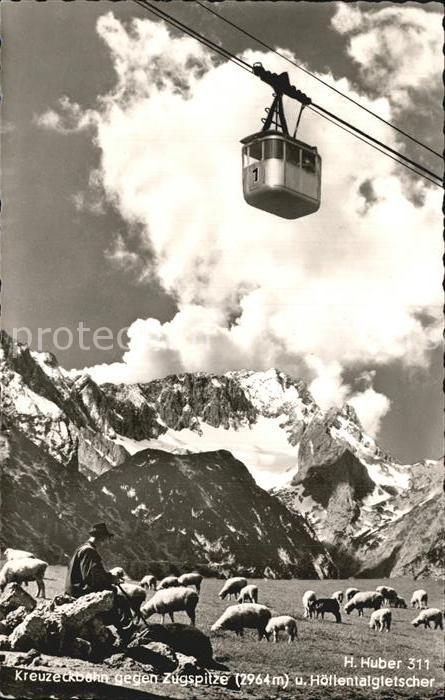 Seilbahn Kreuzeckbahn Zugspitze Höllentalgletsch