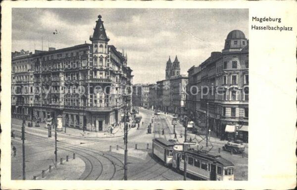 Strassenbahn Magdeburg Hasselbachplatz