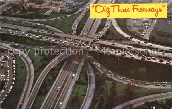 Autobahn Freeway Interchanhge Los Angeles