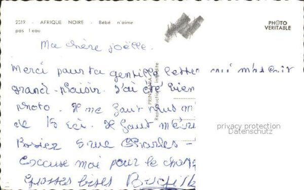 Typen Afrika Bebe n'aime pas l'eau – Bild 2