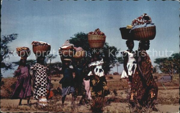 Typen Afrika Retour du Marche