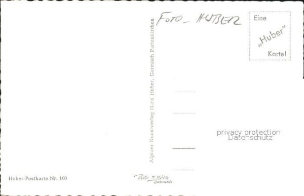Foto Huber H. Nr. 160 Klotzdenkmal Mittenwald – Bild 2